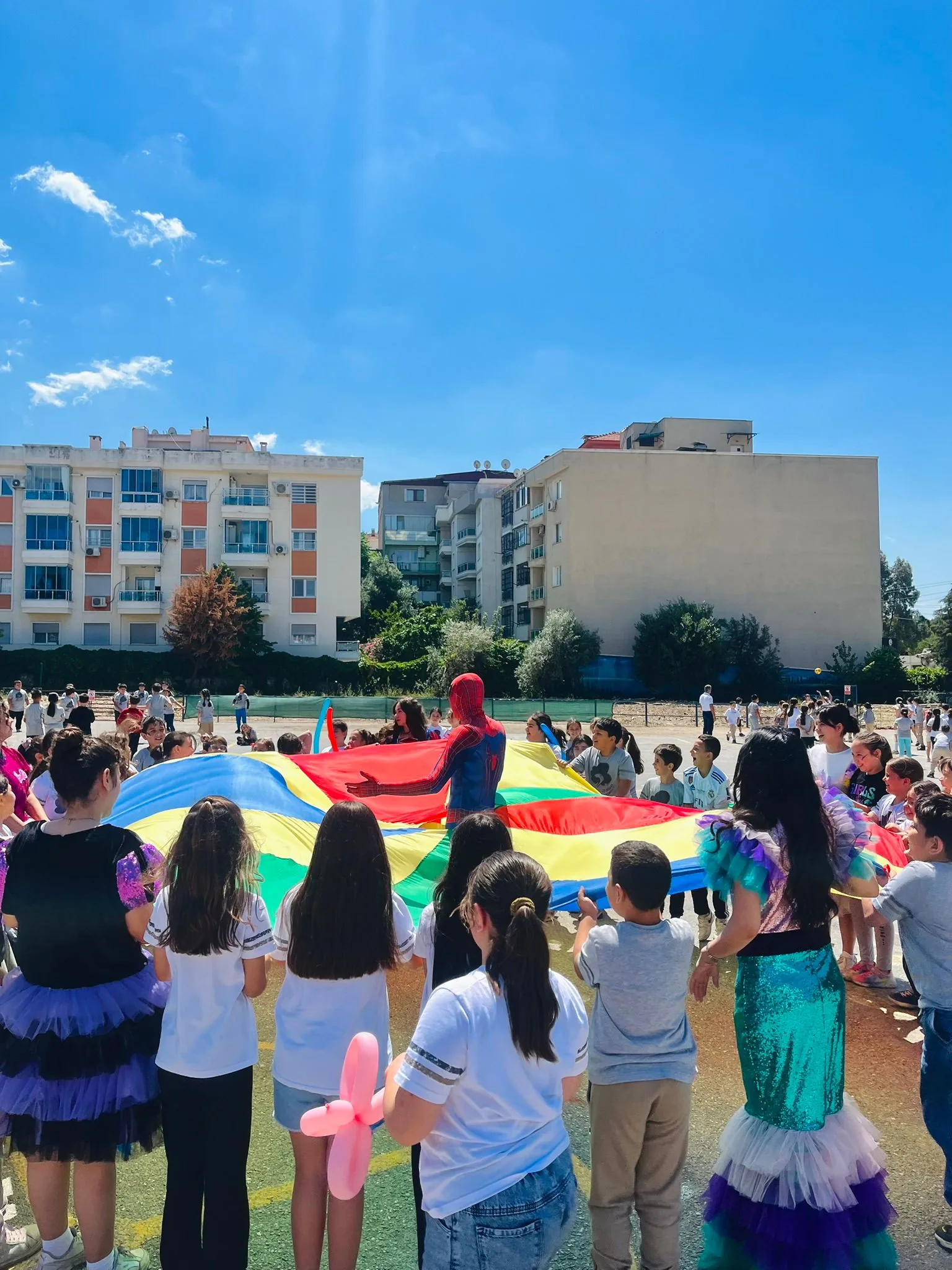 Okul etkinliği eğlence alanı